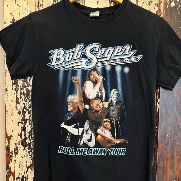 Bob Seger and The Silver Bullet Band Roll Me Away Tour. The Final Tour. Size S. - Picture 1 of 6